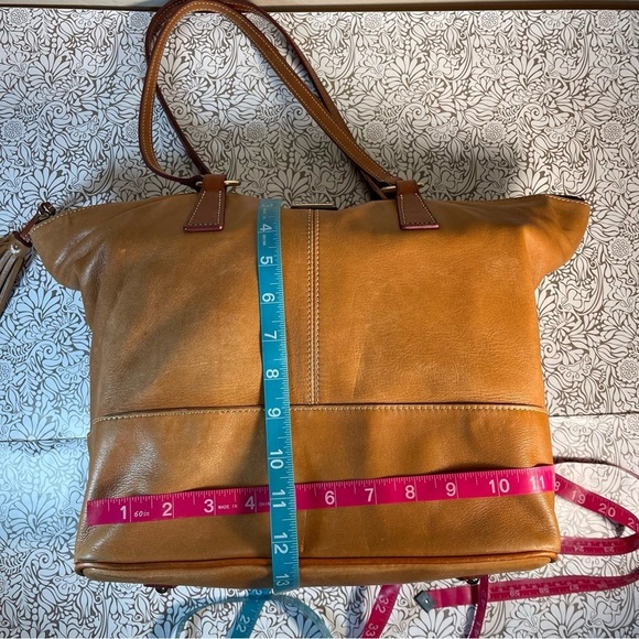 Dooney & Bourke  Lambskin Tobi Tote Zipper Closure - Picture 14 of 16